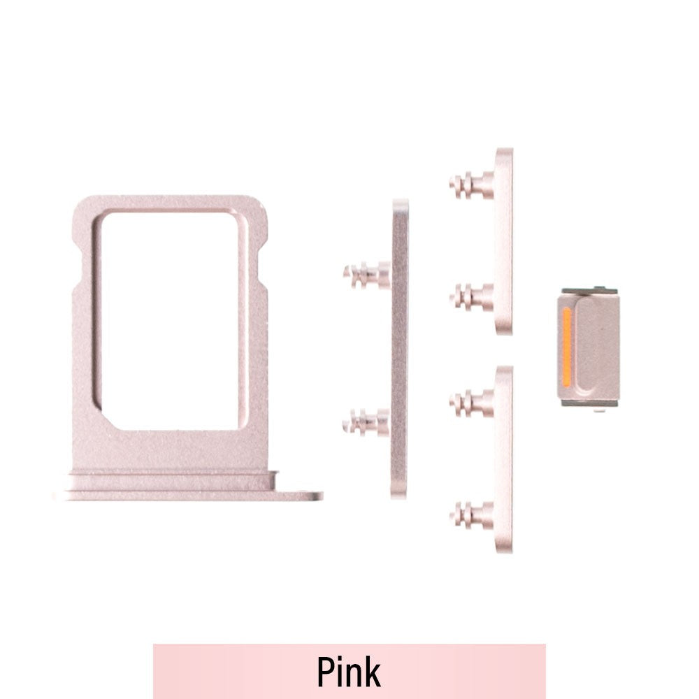SIM Card Tray and Side Button for iPhone 13 mini-Pink SIM Card Tray and Side Button for iPhone 13 mini-Pink